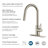 FURUISI Pull Down Kitchen Faucet with Soap Dispenser-99320854