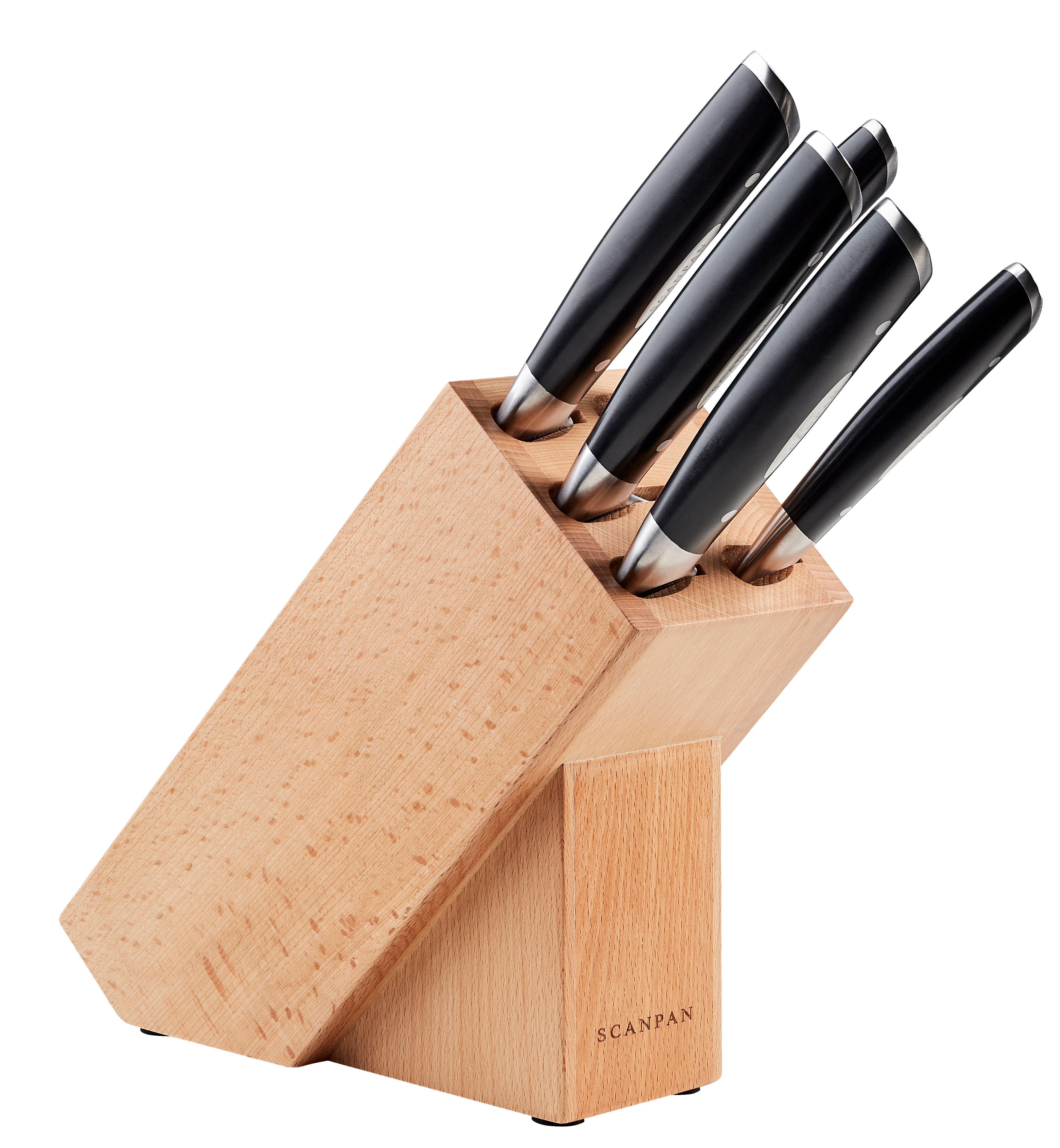SCANPAN Classic 6 Piece Knife Block Set