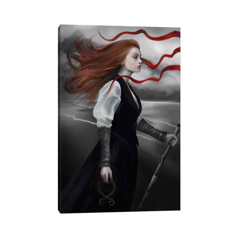 Calling The Wind by Juliana Loomer - Wrapped Canvas Gallery-Wrapped Canvas Giclée, 20.32 cm H x 30.48 cm W
