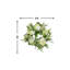 30" Assorted Hydrangea Wreath With Heather, Fern And Ribbon