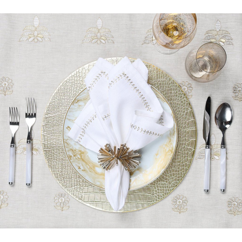 Croco Placemat, Gold