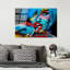 Superbe peinture murale en verre trempé 27,6 po x 39,4 po | 100% verre trempé, épaisseur: 0,16 pouce | Décoration élégante pour le salon ou le bureau, durable et facile à nettoyer, idée de cadeau parfaite
