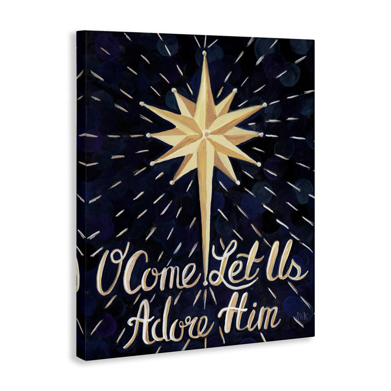 «Festive Galaxy Adore him», art mural par Sarah Waldron Kimball, H 16 po x l 20 po