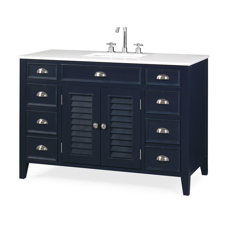 Ensemble de meuble-lavabo simple 47 po Atherton, Blanc