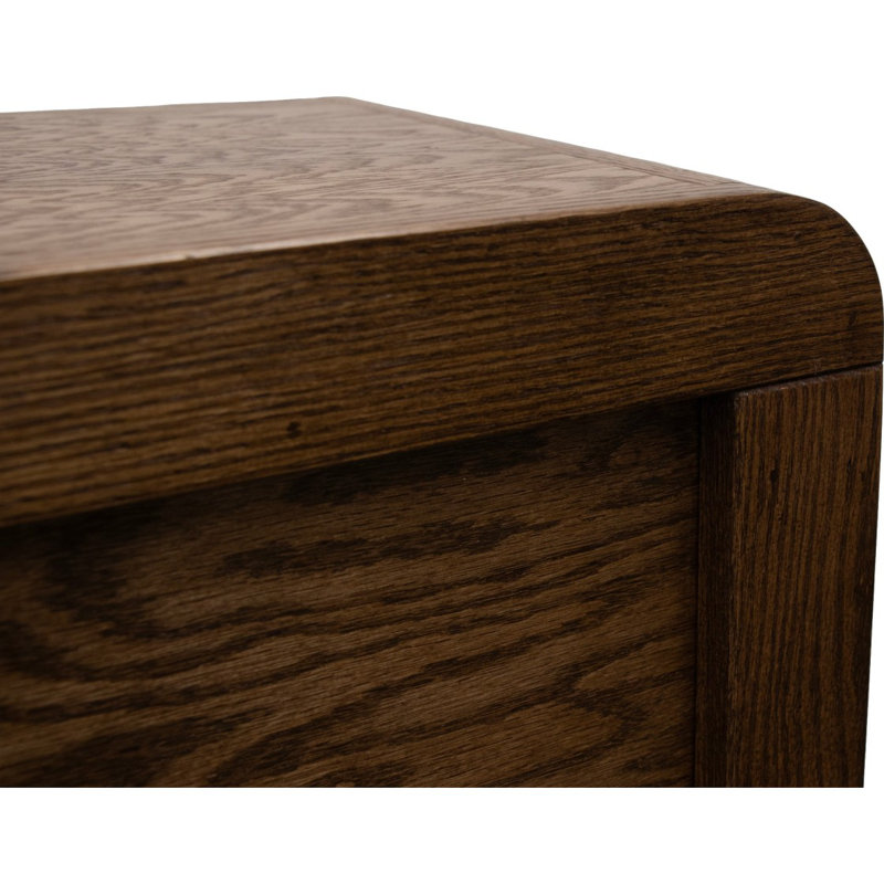 Haven 62 Inch Fireplace Mantel, Minimal Assembly, Oak Bourbon Finish