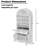 71" Tall Arched Display Cabinet Adjustable Shelves Bookcase