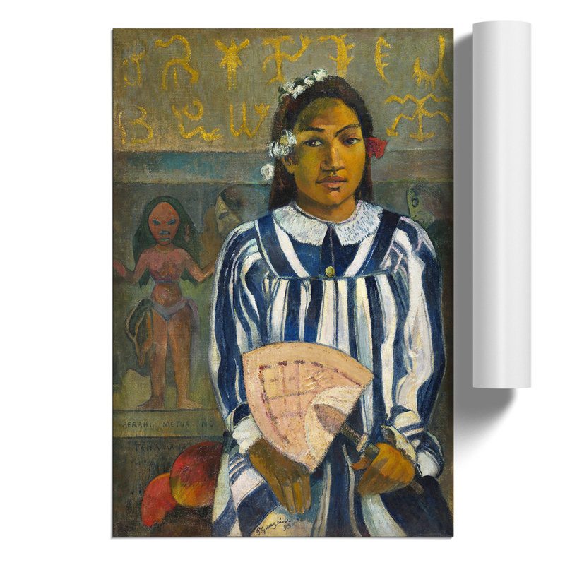 Tehamana by Paul Gauguin - Frameless Print, 59cm H x 42cm W x 0.1cm D