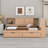 Wooden L-Shaped Daybed Corner Bed Under-Bed Drawers With Storage Bookcase And Upholstered Headboard And USB Charging Ports For Limited Space-369193020-369193023