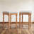 Bar Stools for Kitchen Island & Dining Room, Solid Wood Backless Counter Stools with Linen Upholstery, Nailhead Trim and Rustic Frame for Home Bar-48566622