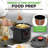 6 QT Electric Pressure Cooker - 9 Function Digital Countertop with Preset Cooking Modes, Adjustable Time & Temp Settings  (Black)