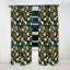 Motif botanique vert forêt II - Rideau floral - Velours obscurcissant - 1 panneau-107575220