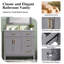 Meuble-lavabo moderne 36 po avec lavabo en céramique, 4 tiroirs pour le rangement, pour les petites salles de bain-1784620204