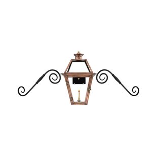 Primo Lanterns JL-22E Copper Jolie 11 Wide 2 Light Outdoor Wall-Mounted  Lantern in Electric Configuration 