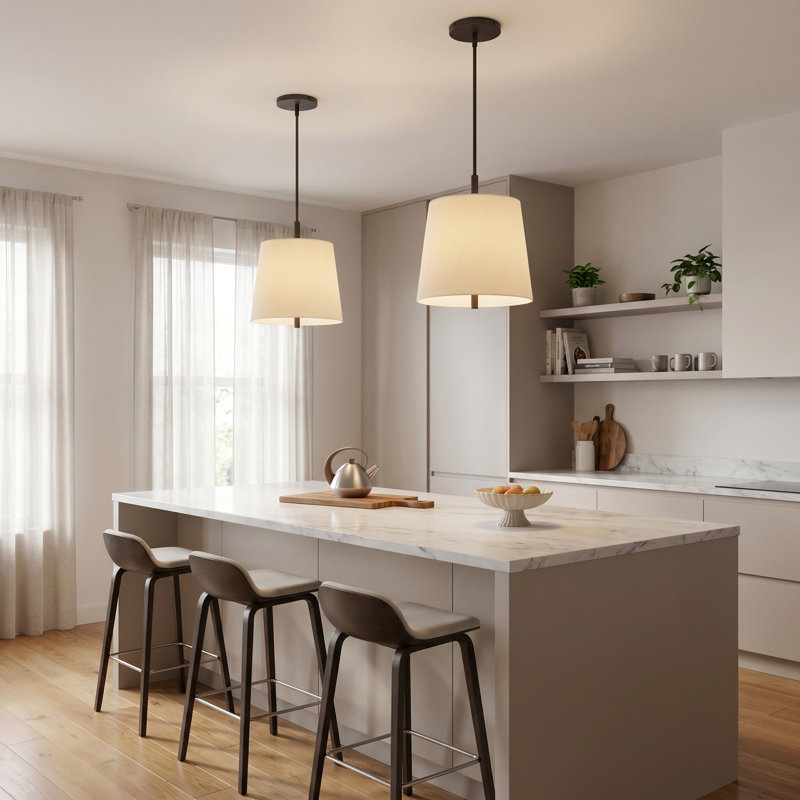 Grand luminaire suspendu Hinkley Clive, Bronze ardoise