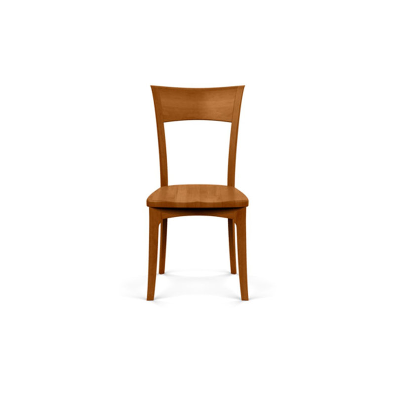 Ingrid Wood Seat Side Chair, Autumn Cherry