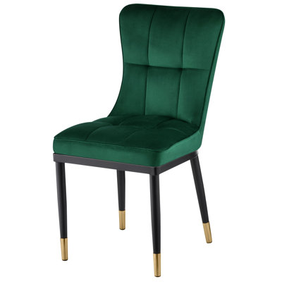 Guitierrez Velvet Upholstered Parsons Chair