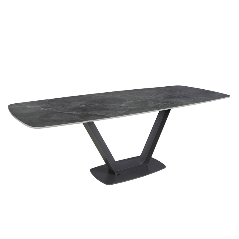 Extendable Marble Top Dining Table