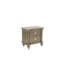 Table de chevet 2 tiroirs Silver
