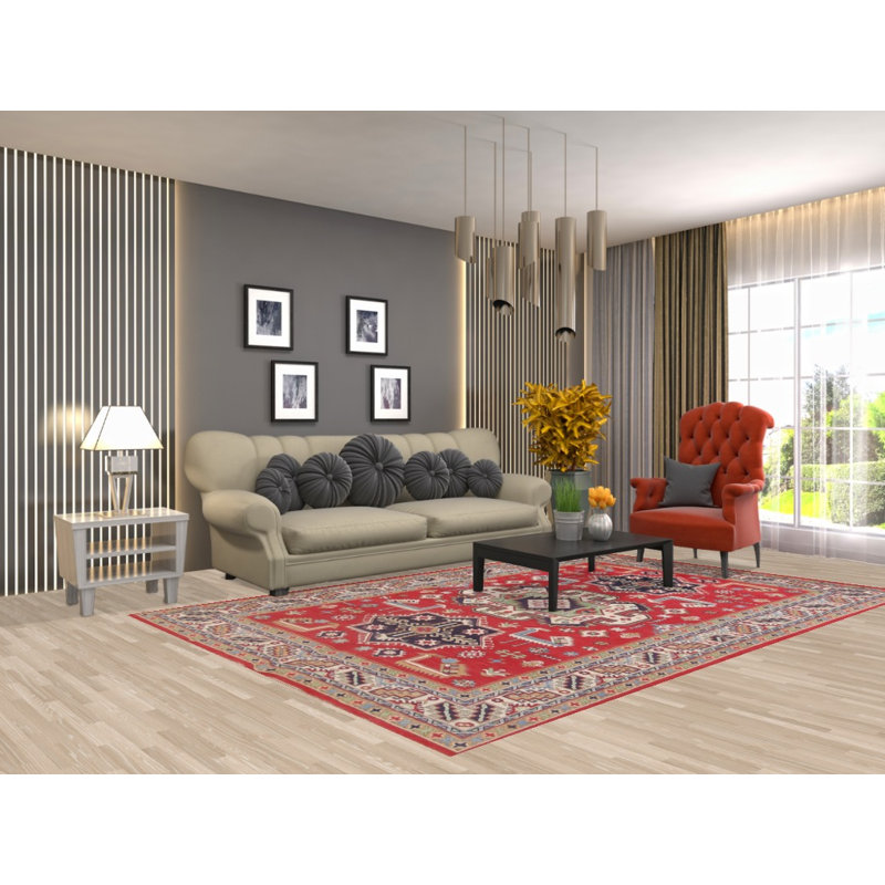 Tapis géométrique Kazak South Western