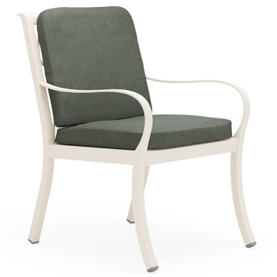 Dining Arm Chair - With Seat And Back Cushion