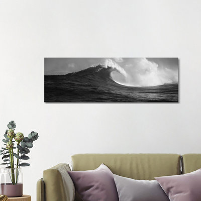 Waves In The Sea, Maui, Hawaii, USA by Panoramic Images - Wrapped Canvas Panoramic Print