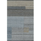 Rectangle Campbelle Patchwork Hand Woven Flatweave Recycled P.E.T. Indoor/Outdoor Area Rug in Gray
