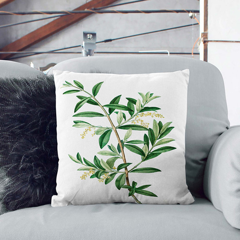 Square Throw Cushion, 40cm H x 40cm W x 15cm D