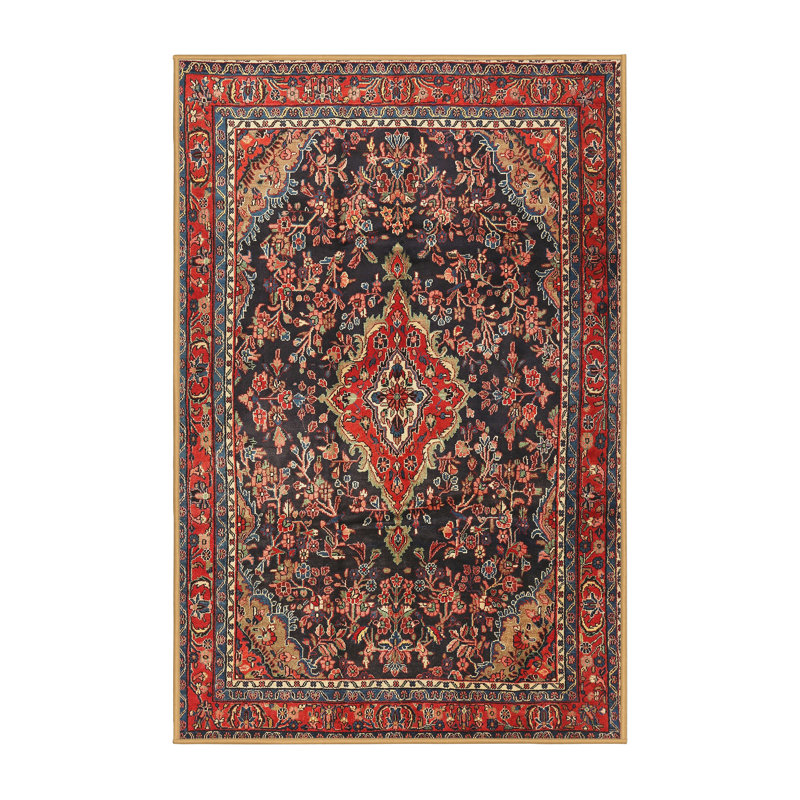 Ensa Oriental Indoor Rug, Rectangle 2' x 4'