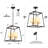 Doly 4 - Light Shaded Geometric Chandelier