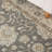 Round Isadora Oriental Wool Gray/Cream Area Rug-98264432