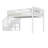 Kittitas Kids Twin Low Loft Bed with Stairs-260348132