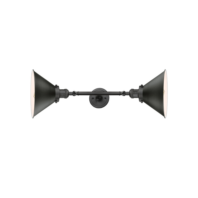 Éclairage pour salle de bain à intensité variable 2 lumières Reppert, Ampoule DEL 6 watts Vinage, Bronze huilé, Bronze huilé