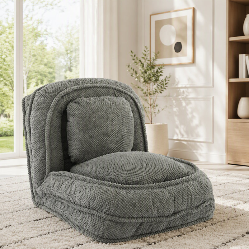 Canapé Lazy, 5 positions réglables, Gris