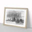 Sydney Australia Skyline in Abstract - Picture Frame Graphic Art Print-55728377-55728376