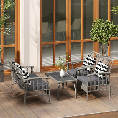 Rattan Sofa Set