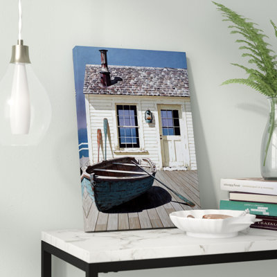 « blue bateau on terrasse », impression