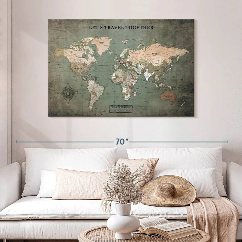 «Travel Together II», punaise Amrico, H 32 po x l 48 po