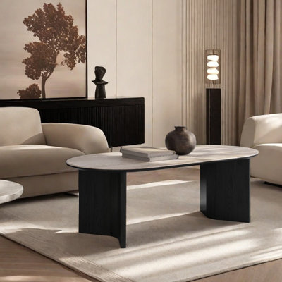 Table basse ovale simple