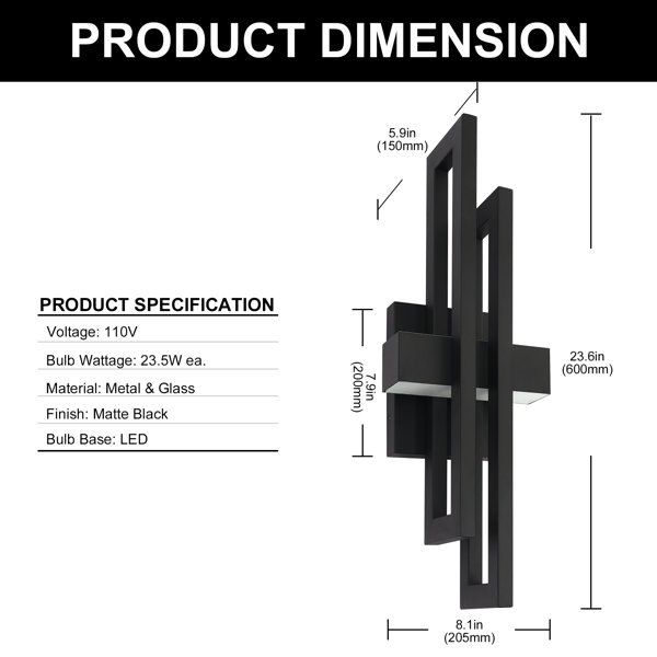 Dimensions du produit