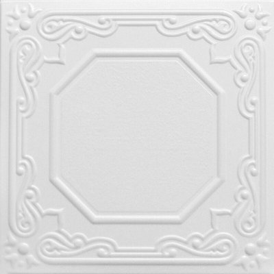 Topkapi Palace 1.6 ft. X 1.6 ft. Glue-up Polystyrene Ceiling Tile