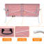 Table de camping pliante d'extérieur rose de 6 pi - Structure portative, solide, imperméable et stable pour les fêtes