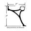 Quincaillerie de fixation complète et tube d'érable 4 pi-50904934