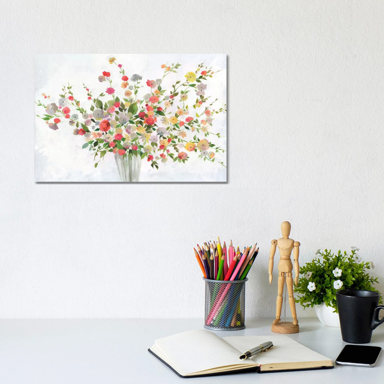 New Spring Bouquet by Allison Pearce - Painting on Canvas
