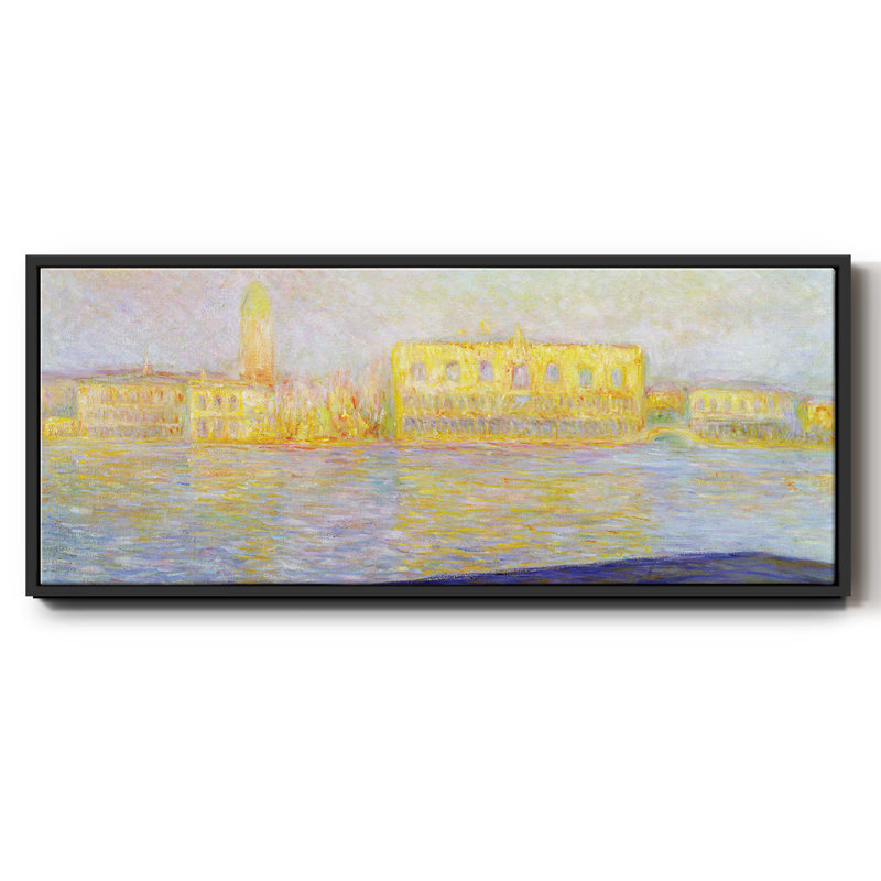 Monet - Framed Canvas, 8" H x 20" W
