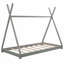 Lit plateforme simple avec structure triangulaire-768540778