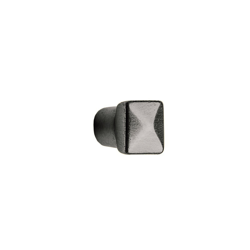 Bronze Square Knob, White Bronze Medium