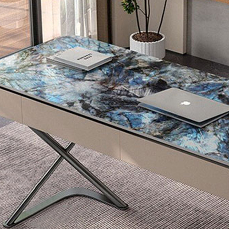 Bureau exquis et élégant, H 29,52 po x l 62,99 po x P 23,62 po