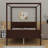 Queen Canopy Bed With Headboard and Footboard-1570315504