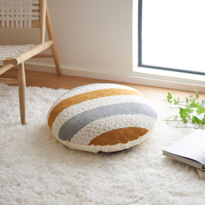 Striped Cotton Throw Pillow