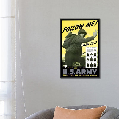 " Vintage US Army Recruitment Poster " by John Parrot